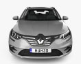 Renault Megane estate 2023 Modelo 3d vista de frente