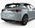 Renault Megane E-TECH Plug-in Hybrid hatchback 2024 3d model