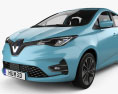Renault Zoe 带内饰 和发动机 2023 3D模型