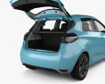 Renault Zoe with HQ interior and engine 2023 3d model