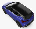 Renault Captur E-TECH Hybrid RS Line 2024 3D-Modell Draufsicht
