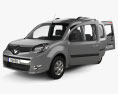 Renault Kangoo з детальним інтер'єром 2017 3D модель