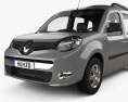 Renault Kangoo mit Innenraum 2017 3D-Modell