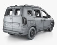 Renault Kangoo JP-spec с детальным интерьером 2024 3D модель