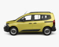 Renault Kangoo JP-spec mit Innenraum 2024 3D-Modell Seitenansicht