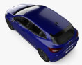 Renault Clio E-TECH Esprit Alpine 2024 3D模型 顶视图