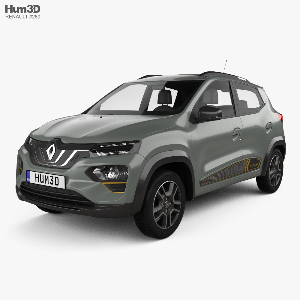 Renault Kwid E-TECH 2024 3D-Modell