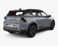 Renault Scenic E-Tech 2024 3d model back view