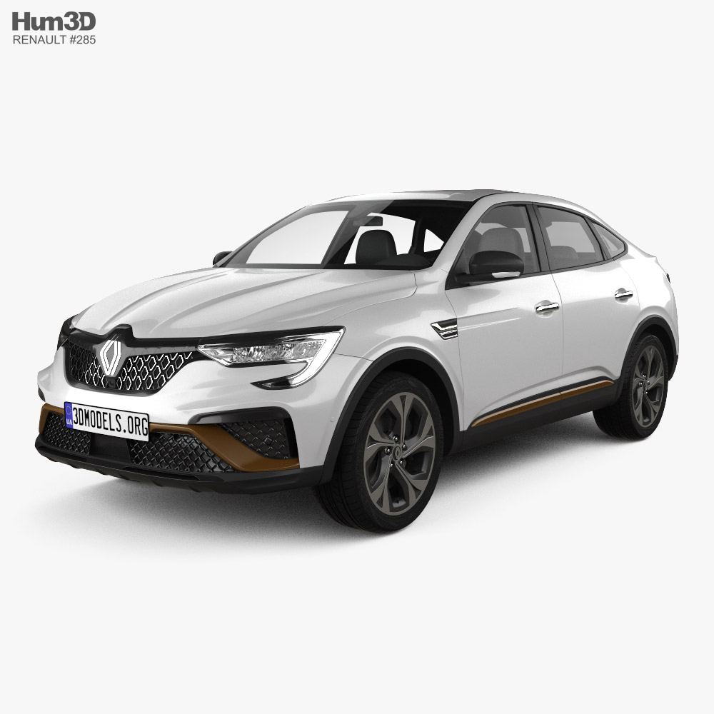 Renault Arkana E-Tech Hybrid 2024 3D 모델 
