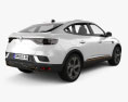 Renault Arkana E-Tech Hybrid 2024 3Dモデル 後ろ姿