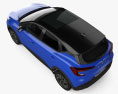 Renault Captur E-Tech Hybrid Esprit Alpine 2024 3D模型 顶视图