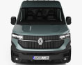 Renault Master Panel Van L2H2 with HQ interior 2024 3Dモデル front view