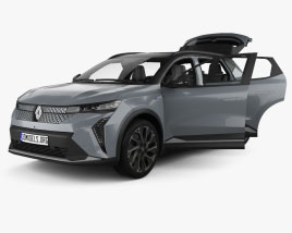 Renault Scenic E-Tech with HQ interior 2024 3D model