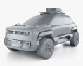Renault 4ever Trophy E-Tech 2024 3D 모델  clay render