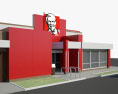 KFC Restaurant 02 Modèle 3d