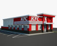 KFC Ресторан 03 3D модель