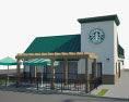 Starbucks Restaurant 03 3d model