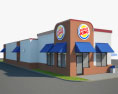 Burger King Restaurant 01 Modèle 3d