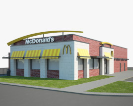 McDonald's Ristorante 02 Modello 3D