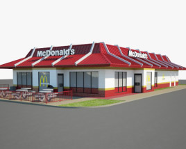 McDonald's Ресторан 03 3D модель