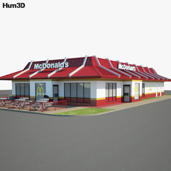 McDonald's Restaurant 03 3D model