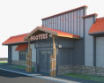 Hooters 음식점 02 3D 모델 