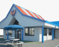 Whataburger Restaurant 02 3D-Modell