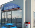 Domino's Pizza Restaurant 01 Modèle 3d