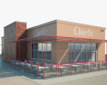 Chipotle Mexican Grill Restaurant 01 3d model
