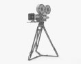 Ретро кинокамера 3D модель