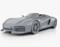 Rezvani Motors Beast 2018 3D 모델  clay render