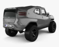 Rezvani Motors Tank 2021 3D 모델  back view