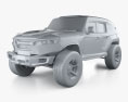 Rezvani-Motors Tank 2024 3D-Modell clay render