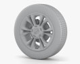 Fiat 500x 汽车轮辋 001 3D模型
