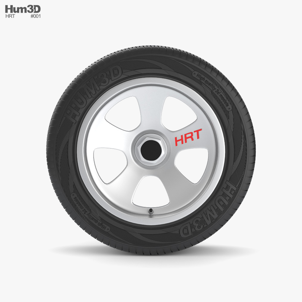 HRT 汽车轮辋 001 3D模型