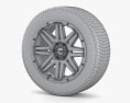PDW Rampage 汽车轮辋 001 3D模型