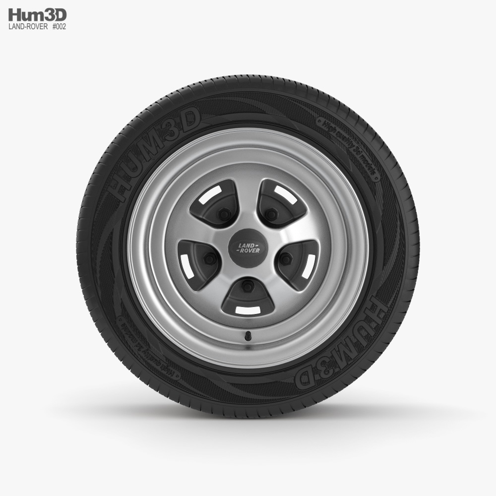 Land Rover 汽车轮辋 002 3D模型