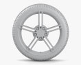 Porsche Taycan 汽车轮辋 001 3D模型