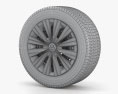 Volkswagen Golf 汽车轮辋 003 3D模型