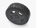 Jeep Wrangler Kahn 汽车轮辋 002 3D模型