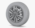 Honda Fit LX 汽车轮辋 001 3D模型