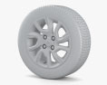 Kia Picanto 汽车轮辋 001 3D模型