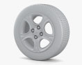 Kia Picanto 汽车轮辋 002 3D模型