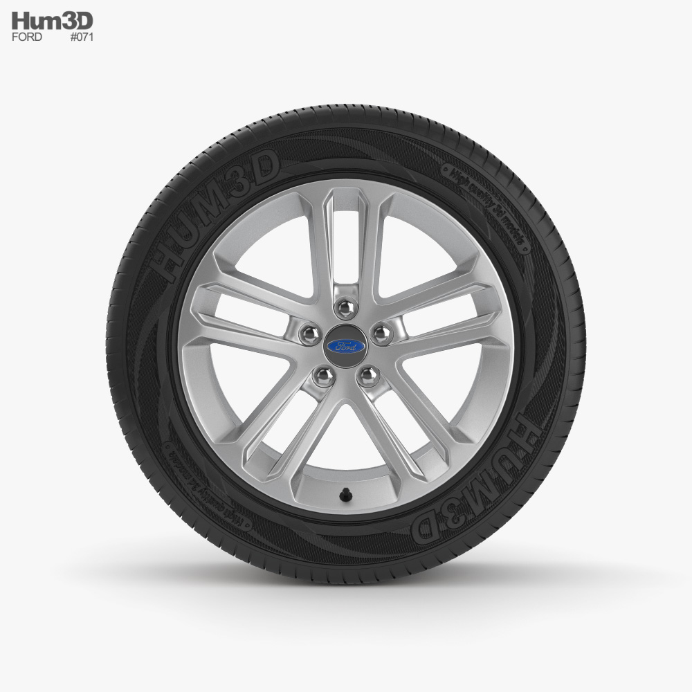 Ford Wheel 001 3D 모델 
