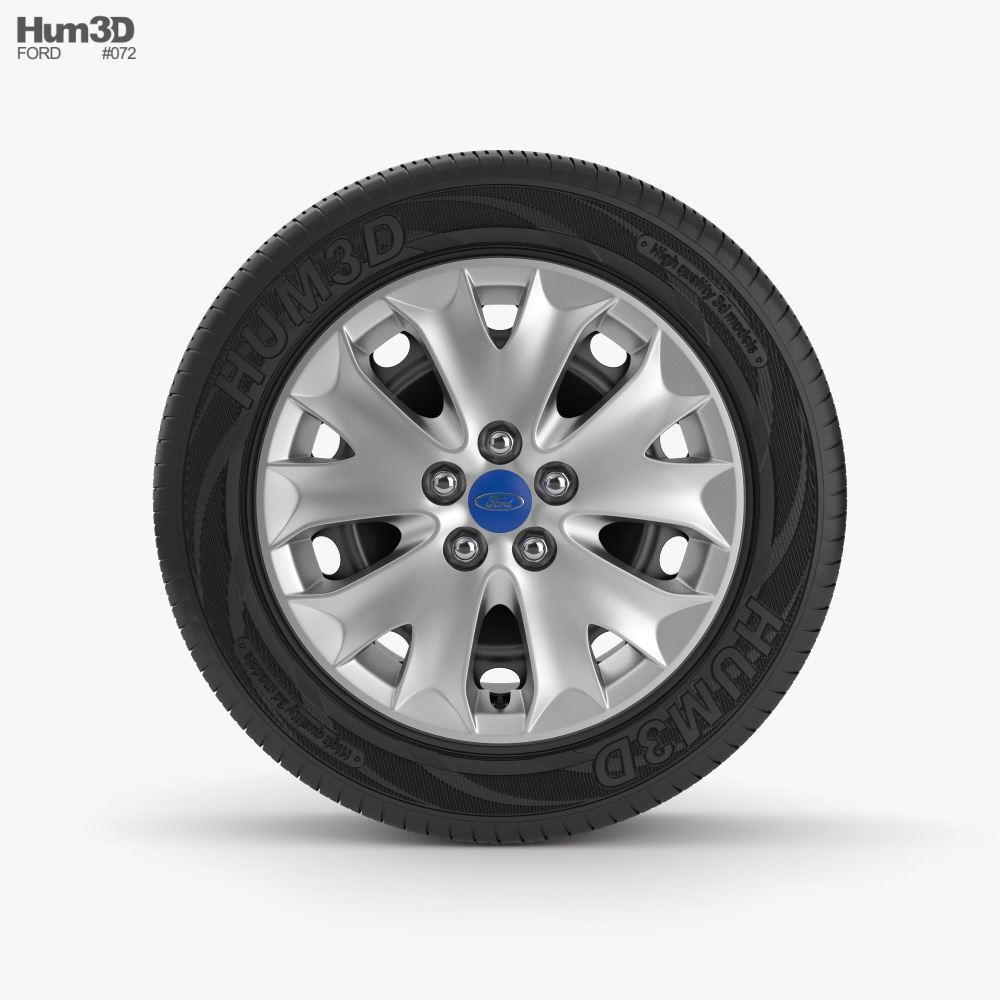 Ford 汽车轮辋 002 3D模型