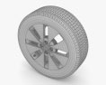 Kia Rio 16英寸轮辋 001 3D模型