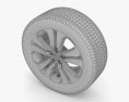 Kia Sportage 18英寸轮辋 001 3D模型