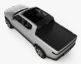 Rivian R1T 2018 3d model top view