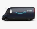 Rivian Amazon Delivery Van 2020 Modello 3D vista laterale
