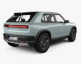 Rivian R3 2024 3D 모델  back view